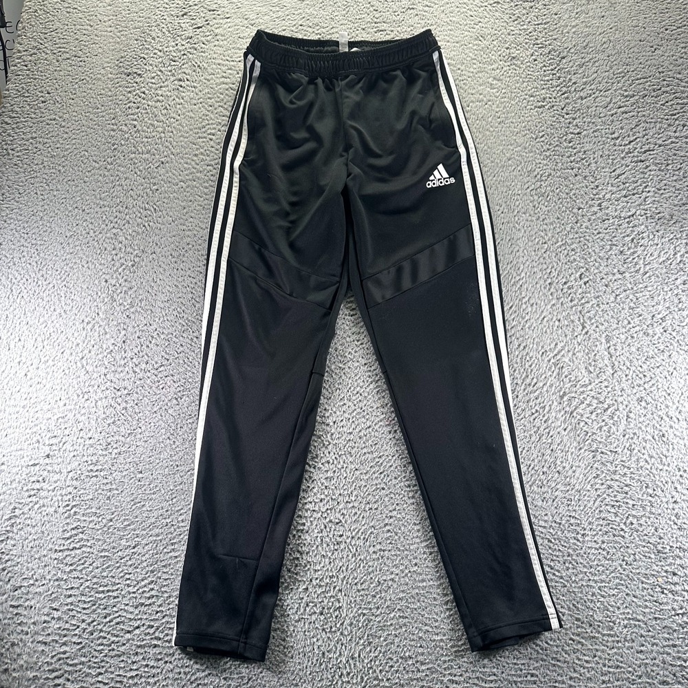 Adidas Climacool Pant Boys XL Black Polyester Track Activewear Running Jogging